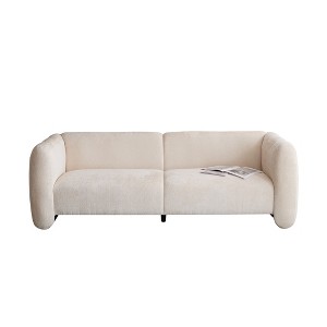 Christopher Knight Home Thodore Elegance 83" Wave-Shaped 3-Seater Sofa - 1 of 4