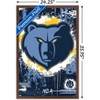 Trends International NBA Memphis Grizzlies - Maximalist Logo 23 Framed Wall Poster Prints - 3 of 4
