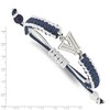 Black Bow Jewelry Stainless Steel Villanova Wildcats NCAA charm Bracelet 9 Inch - 2 of 3