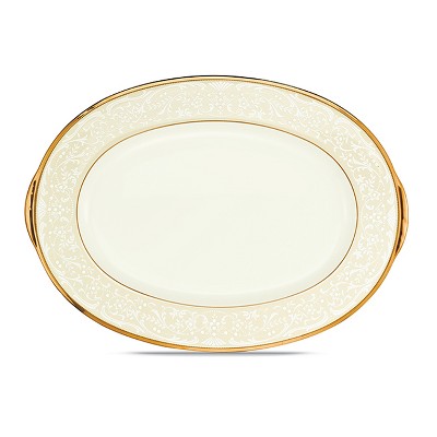 Noritake White Palace Medium Oval Serving Platter