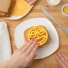 Emoji Sandwich Cutters- 4 Pack Set for DIY Bread Shapes Pancakes Cookies & More, BPA Free Decruster, Suitable for Kids - Officially Licensed by Emoji - 3 of 4