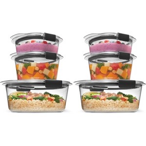Paaaawaters Brilliance BPA-Free Airtight Food Storage Containers, 24-Piece Set, Easy for Meal Prep - 1 of 4