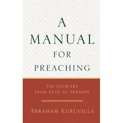 Manual for Preaching - (Hardcover)