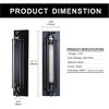DORESshop 1-Light Industrial Style Black Lamp Head Indoor Wall Lamp, Suitable for Hair Salons and Bars - 4 of 4