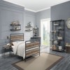 SEVOBAL Utility Storage Shelves Industrial 2 Tier Wall Shelf with Shelves and Metal Frame for Living Room, Natural Gray, 39.5"*11.5"*14.5" - 4 of 4