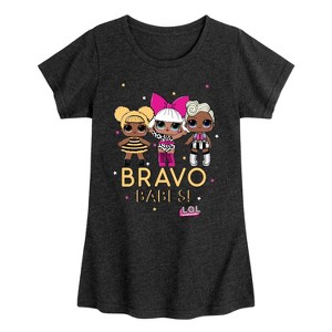 Girls' - LOL Surprise! - Bravo Babes Fitted Short Sleeve Graphic T-Shirt - 1 of 4