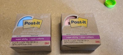 Post-it 15pk 3 Super Sticky Notes 45 Sheets/pad - Pastel : Target