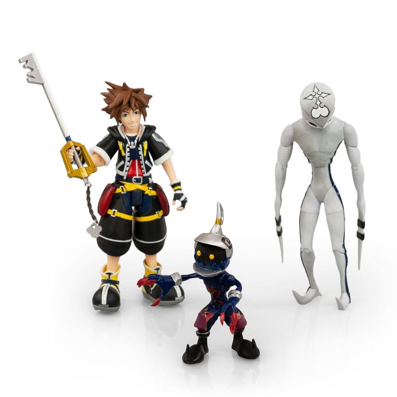 Diamond Comic Distributors, Inc. Kingdom Hearts 2 Action Figures Collection Set | Includes Sora, Dusk, & Soldier, 3 of 8