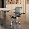 Zuo Lider Plus Armless Office Chair Gray - 2 of 4