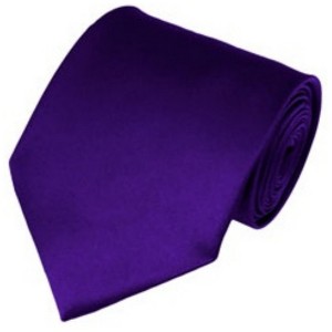 Solid Color 3.5 Inch Wide And 62 Inch Extra Long Necktie For Big & Tall Men - 1 of 4