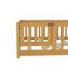 Sapphtopaz Kids Bed Frame, Safe Floor Bed with Guardrails & Door for Toddlers, Kids’ Bedrooms (Twin/Full/Queen Size) - 2 of 4
