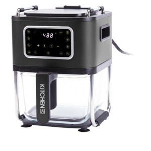 Kitchen HQ 156oz 2-in-1 Glass Air Fryer/Grill System Refurbished - 1 of 2