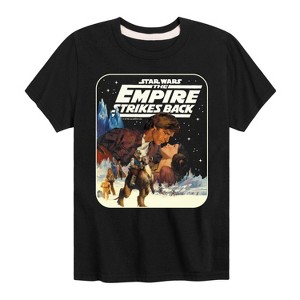 Boys' - Star Wars - Han Leia Poster Short Sleeve Graphic T-Shirt - 1 of 4
