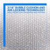 Attop Bubble Cushioning Wrap Rolls, Perforated Every 12", 20 Fragile Stickers for Packaging, Shipping, Mailing 2 Rolls: 12 in x 72 ft - 4 of 4