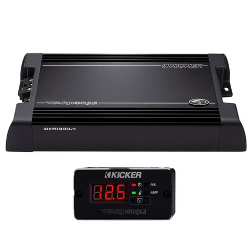 Kicker Warhorse WXA1000.4 4-Channel Amplifier | 450 Watts x 4 at 2-Ohms - 49WXA10004 - image 1 of 4