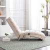 Kumasinova Electric Massage Recliner Chair with 5 Modes, Linen Upholstered Chaise Lounge with Remote Control & Side Pocket, Tufted Accent Chair - 2 of 4