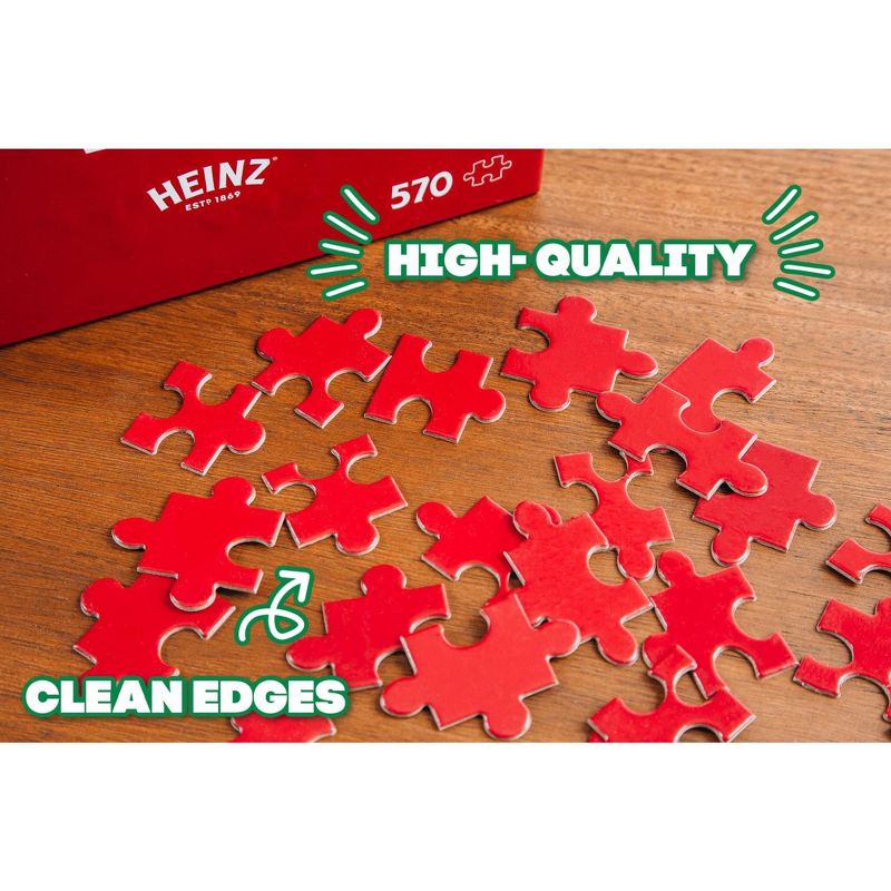Toynk Heinz Ketchup All-Red Food Puzzle For Adults And Kids | 570 Piece Jigsaw Puzzle, 5 of 8