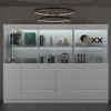 Famapy Modular Kitchen Pantry Cabinet with Light & Glass Doors - 4 of 4