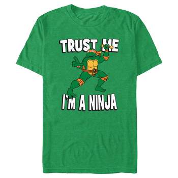 Men's Teenage Mutant Ninja Turtles Michelangelo Trust Me I'm a Ninja T-Shirt