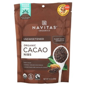 Navitas Organics Organic Cacao Nibs, 16 oz (454 g) - 1 of 3