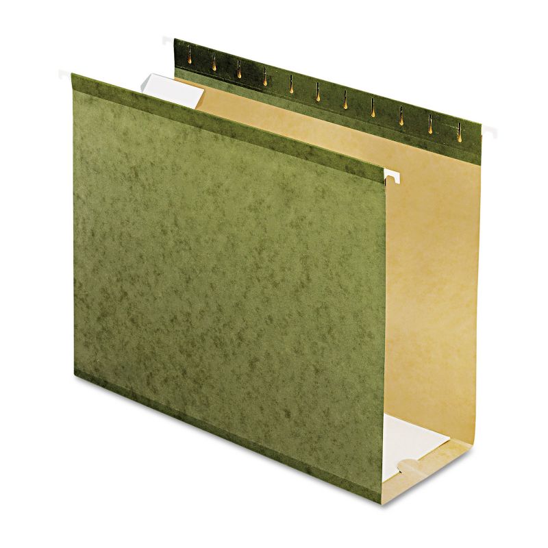 Pendaflex Reinforced 4" Extra Capacity Hanging Folders Letter Standard Green 25/Box 4152X4, 1 of 10