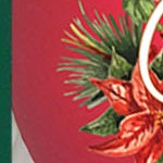 red velvet with merry christmas wreath
