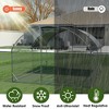 DOMETOUR Large Metal Chicken Coop 9.2'W X 12.5'L X 6.5'H, Steel Wire, Waterproof Uv Oxford Cloth, For Duck Rabbit Sheep Bird Outdoor Use - 2 of 4
