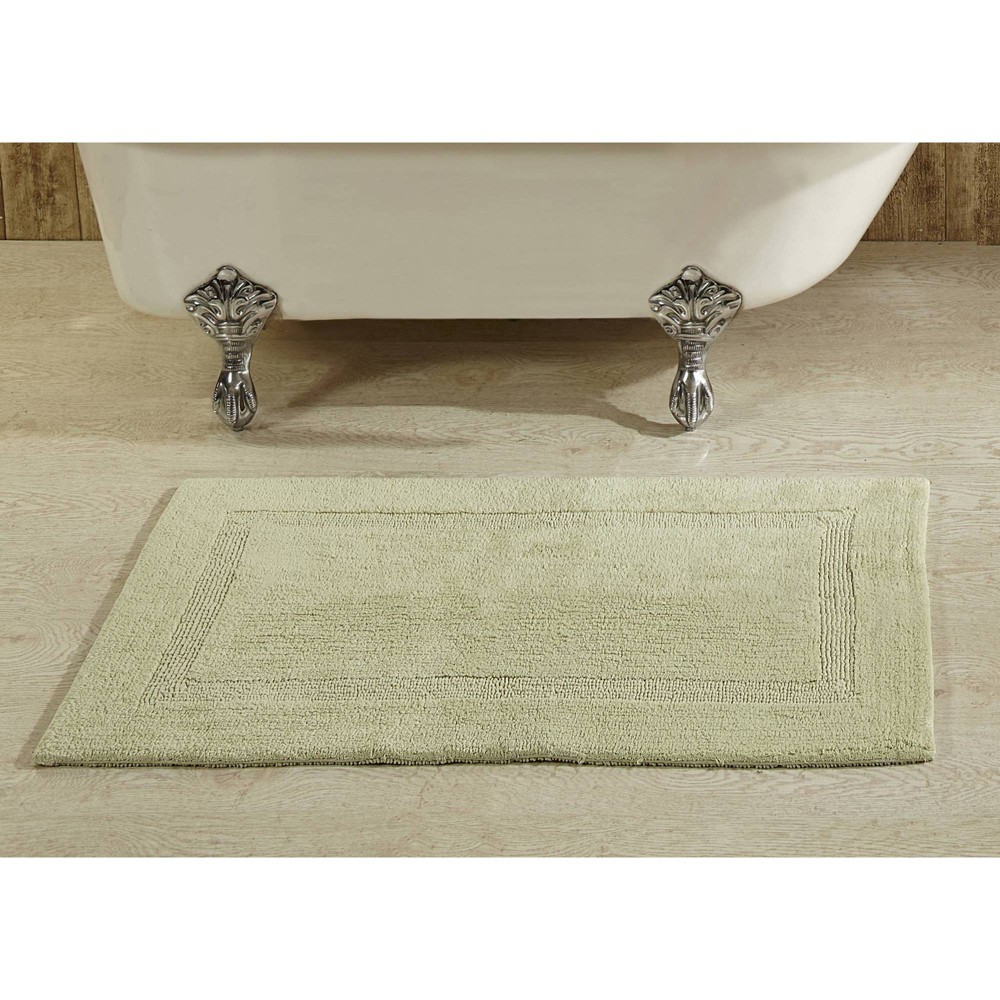 17inx24in Lux Collection Bath Rug Sage - Better Trends