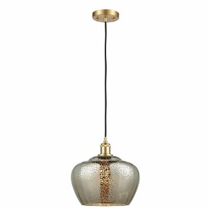 Fenton - 1 Light Cord Hung Mini Pendant In Industrial Style-11 Inches Tall and 11 Inches Wide - 1 of 1