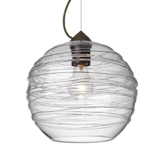 Besa Lighting Wave 10 1 - Light Pendant in  Bronze - 1 of 1