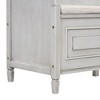 NicBex Shoe Rack Bench Shoe Storage Organizer Rustic Style Solid Wood Multifunctional Storage Bench with Safety Hinge for Entryway Bedroom - 2 of 4