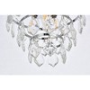 Elegant Lighting Ella 10 inch flush mount in chrome - 4 of 4
