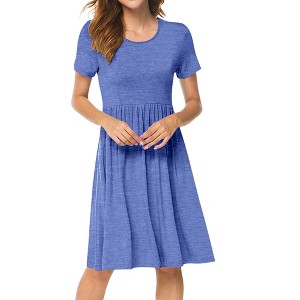 ladies casual midi dresses Work Dress Hand/Machine washable with cold water recommended Nlife Women's Casual Solid Midi