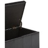 NicBex Faux Leather Storage Ottoman Bench,Storage Ottoman with Stitched Design and Nailhead Trim,Modern Storage Bench for Living Room,Bedroom - 4 of 4