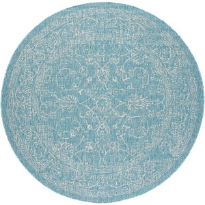 Courtyard CY8680 UV & Stain Resistant Non-Shedding Power Loomed Indoor/Outdoor Rugs - Safavieh - 1 of 4