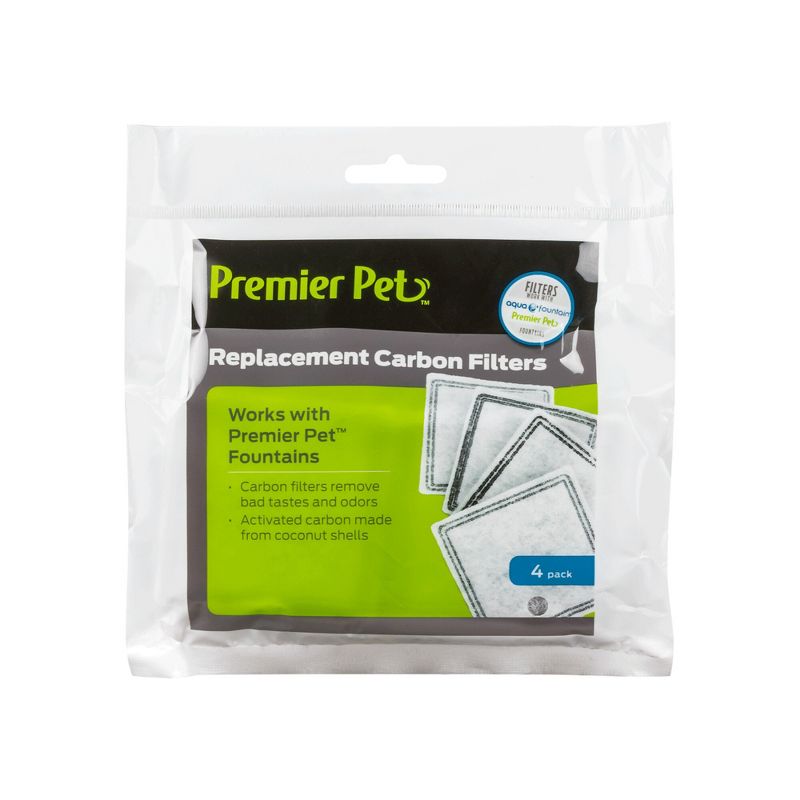 Premier Pet Fountain Replacement Carbon Filters - 4pk, 3 of 7
