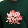 Women's Floral Graphic Print Pullover Sweatshirt - Woolrich x Target Forest Green - 4 of 4