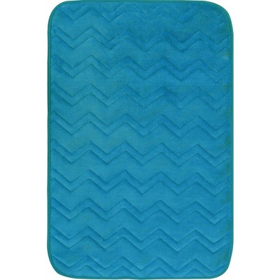 turquoise bath mat