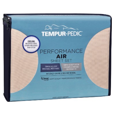 Twin Performance Air Solid Sheet Set Sand Dollar - Tempur-Pedic