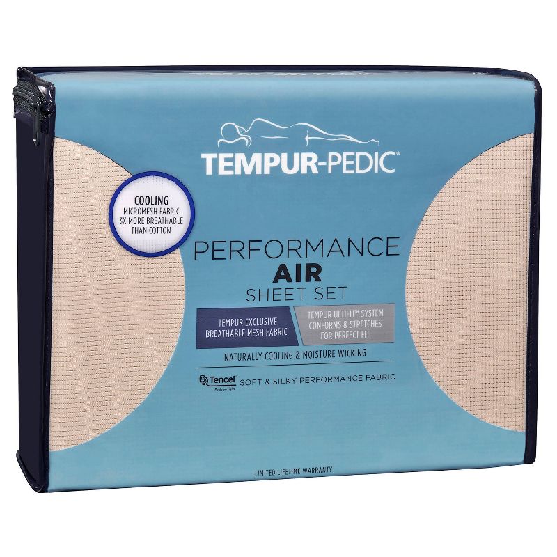 Performance Air Solid Sheet Set - Tempur-Pedic, 1 of 13