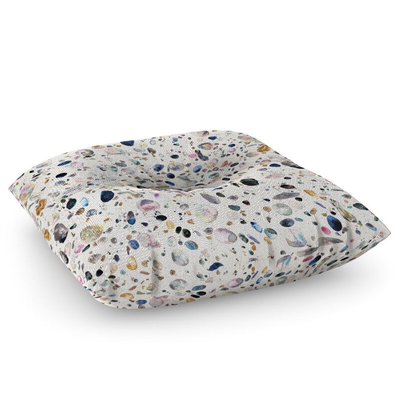Ninola Design Mineral Terrazzo Square Floor Pillow - Deny Designs, 1 of 5