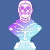 Women's Fortnite Skull Trooper All Hail Glow Racerback Tank Top - 2 of 4
