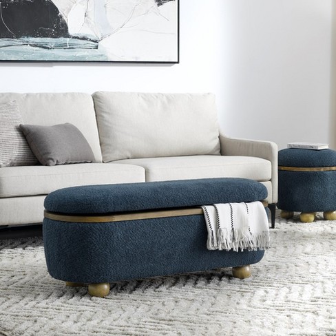 LOVMOR Storage Ottoman Bench