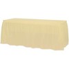 Crown Display 6 Pack Disposable Plastic Tableskirts - 29" X 14 Ft Light ...