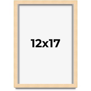 PosterPalooza | Classic Modern Yellow Picture Frame - UV Acrylic, Foam Board Backing, Hanging Hardware - 1 of 4