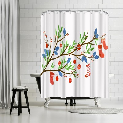 First Christmas by PI Creative Holiday Collection Shower Curtain - Americanflat