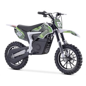MotoTec 36v 500w Demon Electric Dirt Bike Lithium White - 1 of 4