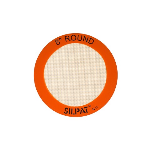 Round Silicone Baking Mats for 8 Inch Cake Pan, Food Grade, Non