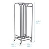 ECR4Kids The Surf Storage Rack, Silver, 1 - 2 of 4