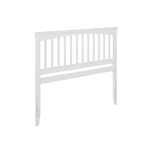 AFI Furnishings Mission King Headboard with Turbo Charger in White - 1 of 4